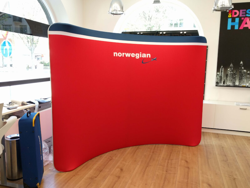 Mässvägg till Norwegian